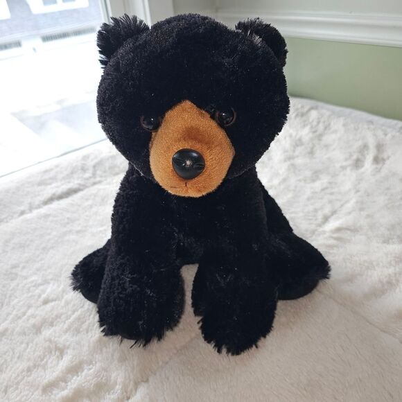 NEW: Aurora Black Bear Stuffed Animal Cozy & Cuddley - Picture 2 of 3
